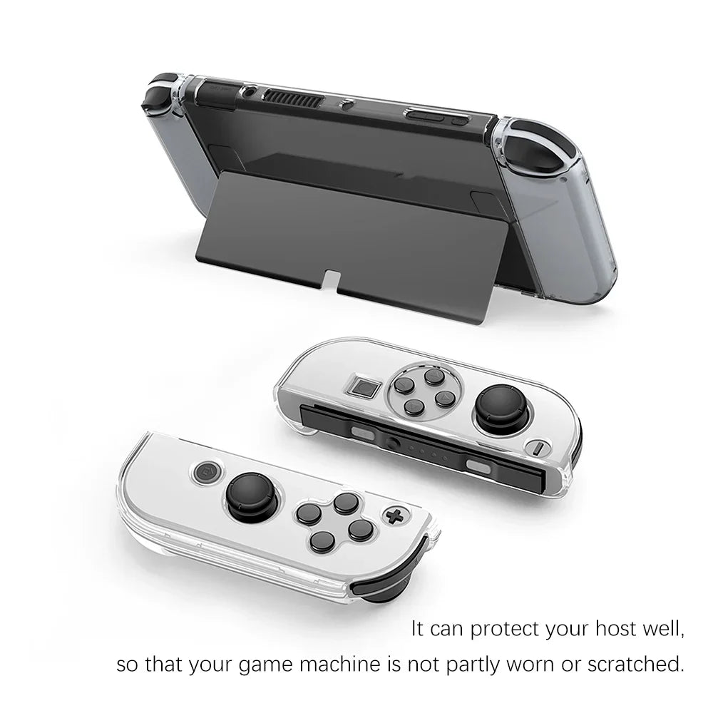 For Nintendo Switch Oled Case storage bag Pack Game Accessories Kit Hard Shell Travel Storage Bag JoyCon Protective Cover Grip