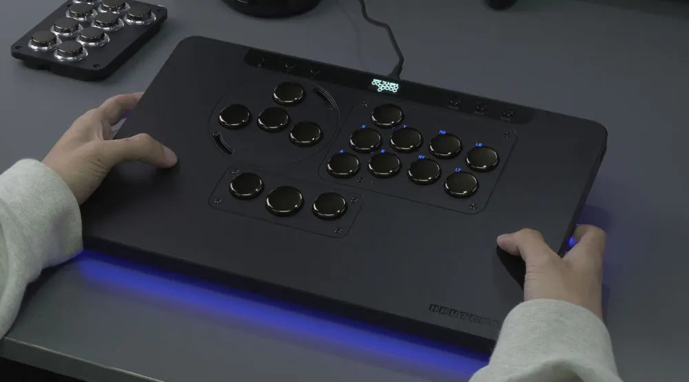 Haute42-COSMOX X Series Leverless Controller Replaceable Module Joystick Keyboard Arcade For PC/ Ps4 / Ps5 Switch Steam Hitbox