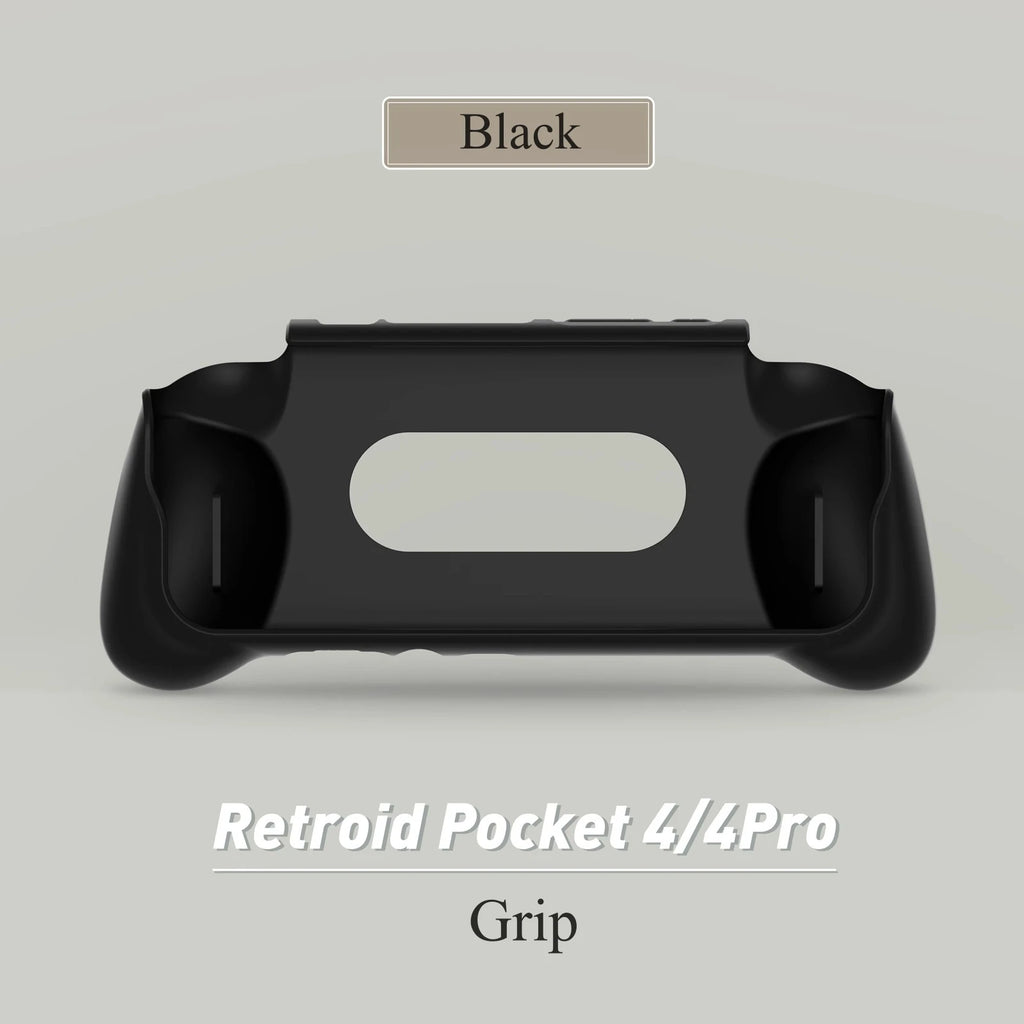 New Retroid Pocket 4 Pro Grip Protect TPU Shell Case Retroid Pocket 4 Officail Grip For RP4 Retro Console Stand Holder