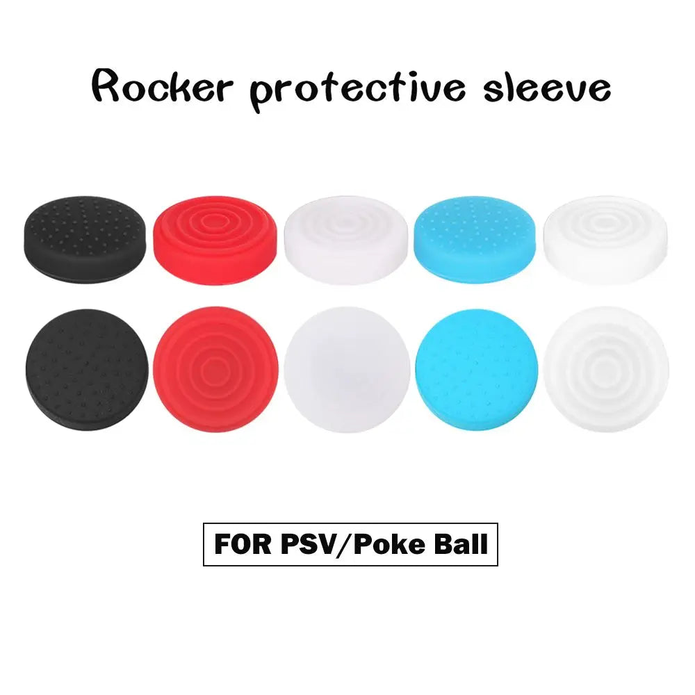 6pcs/set For Sony PlayStation Psvita PS Vita PSV 1000/2000 Slim Games Thumbstick Grip Cap Joystick Analog 360 Protective Cover