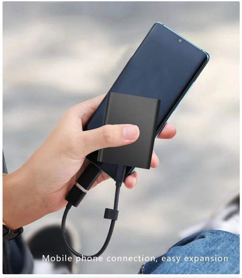 For Xiaomi 1TB External Hard Drive Portable SSD 2TB Hard Disks Storage High-Speed External Solid State Drive USB 3.1 for Laptops